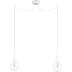 Ideal Lux - Minimal - Hanglamp - Metaal - E27 - Wit