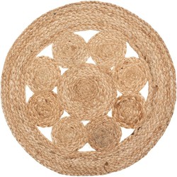 Ronde placemat jute naturel 38 cm - Placemats