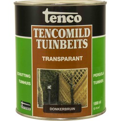Transparant donkerbruin 1l mild verf/beits - tenco