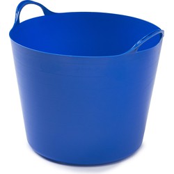 Flexibele emmer - 26 liter - Kunststof - Blauw - 38 x 41 x 35 cm - Wasmanden