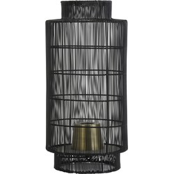 Tafellamp Gruaro - Zwart - Ø24cm