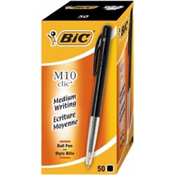 BIC BIC 50 Bic M10 pen in doos zwart