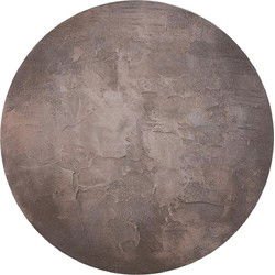 PTMD Wandpaneel Kemp - 90x2x90 cm - Canvas - Bruin