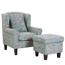 Beliani HAMAR - Fauteuil-Groen-Polyester, Katoen