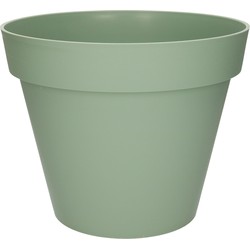 Bloempot Toscane kunststof groen D20 x H17 cm - Plantenpotten