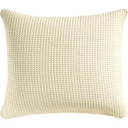 Heckett & Lane Kussensloop Wafel Pillowcase Vanilla 60 x 70 cm