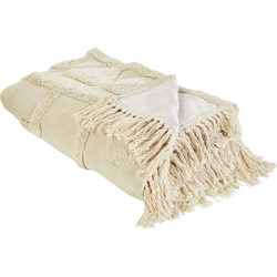 Beliani GACHINA - Picknickkleed-Beige-Katoen