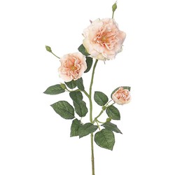 Rosenzweig lachsrosa Kunstblume Kunstseide 72 cm - Buitengewoon de Boet