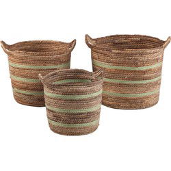 PTMD Mand Monica - 33x33x30 cm - Gras - Groen