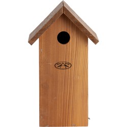 Vurenhouten vogelhuisjes/vogelhuizen 30 cm met kijkluik - Vogelhuisjes