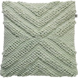 Dutch Decor HENRIK - Kussenhoes artisjok 45x45 cm - groen - Dutch Decor