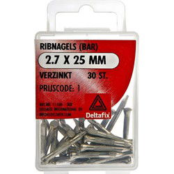 Ribnagels 2,7x25mm verz 30st