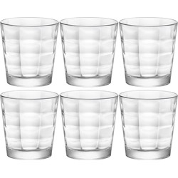 Set van 12x stuks tumbler waterglazen/drinkglazen transparant 240 ml - Drinkglazen