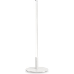 Yoko - Moderne LED Tafellamp - Aluminium - Wit - Ideaal voor Binnen - 1 Lichtpunt