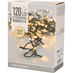 Kerstverlichting - 120 led lampjes - warm wit - 120 lampjes - 9 meter - Kerstverlichting kerstboom