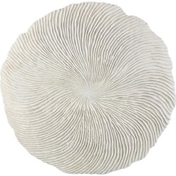 PTMD Wandpaneel Kathelle - 60x7x60 cm - Poly - Wit