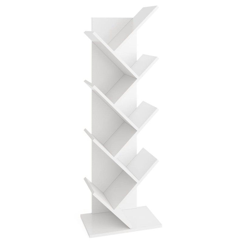 FMD Boekenplank staand geometrisch wit - 