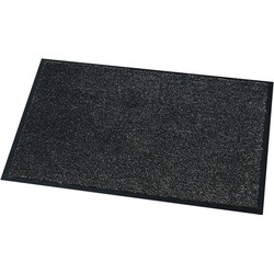 Wicotex Deurmat - droogloopmat - antraciet grijs - 60 x 80 cm - Deurmatten