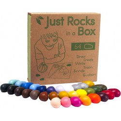 Crayon Rocks Crayon Rocks waskrijtjes Just Rocks in a Box - 4 x 16 kleuren