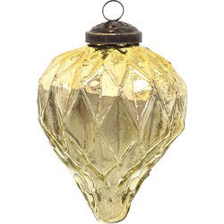 Clayre & Eef Kerstbal Goudkleurig Glas