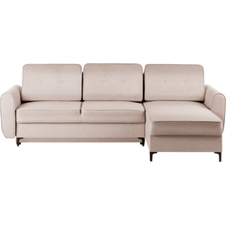 Beliani SIMRIS - Hoekbank-Bruin-Polyester