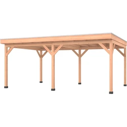 Douglas overkapping 600 x 400, zonder wanden, Westwood Comfort