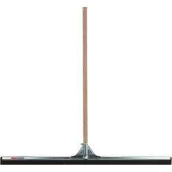 Talen Tools Vloer/douche trekker - rubber 100 cm - houten steel 140 cm - Vloertrekkers