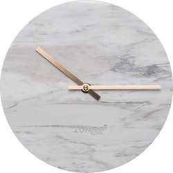 ZUIVER Clock Marble Time White