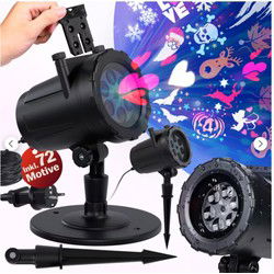 LED laser licht projector met 48 motieven