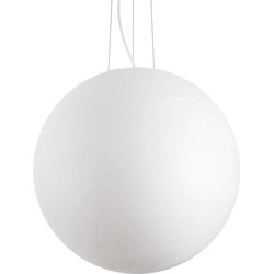 Ideal Lux Carta - Moderne Witte Hanglamp - Stijlvol Design - E27 Fitting