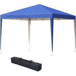 4goodz Outsunny Partytent 295x295 m - zonder Zijwanden - Blauw