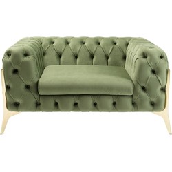 Fauteuil Bellissima Velvet Green 120cm