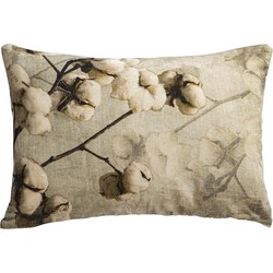 PTMD Jash Grey cotton velvet cushion cotton plant L