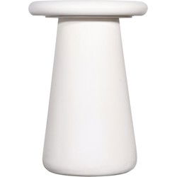 Bijzettafel Rond Beige - 35cm - Betonlook - Tafel Romy