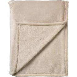 Dutch Decor BILLY - Plaid 150x200 cm - flannel fleece - superzacht - Pumice Stone - beige - Dutch Decor