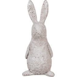 Clayre & Eef Beeld Konijn 26 cm Beige Polyresin Paasdecoratie