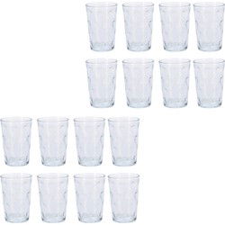 Excellent Houseware luxe drink glazen - 24x stuks - 200ml - Drinkglazen