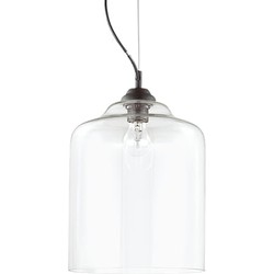 Ideal Lux - Bistro' - Hanglamp - Metaal - E27 - Transparant