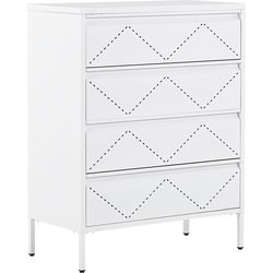 MATANA - Commode - Wit - Staal