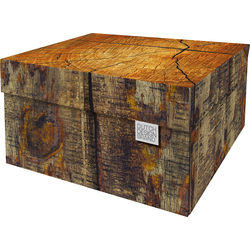 Dutch Design Brand Opbergdoos met Deksel - Doos in Karton - Geschenkdoos - 39x31x21cm - Tree Trunk - 1 Stuk