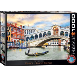 Eurographics Eurographics puzzel Venice Rialto Bridge - 1000 stukjes