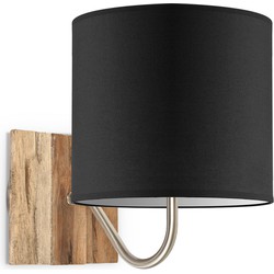 Wandlamp drift bling Ø 20 cm - zwart