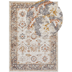 NURNUS - Vintage vloerkleed - Beige - 160 x 230 cm - Polypropyleen
