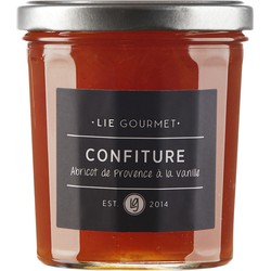 Lie Gourmet Jam abrikoos, Vanille (370 g)