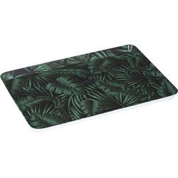 5Five - Dienblad - Jungle print - donker groen 30 x 22 cm - Dienbladen