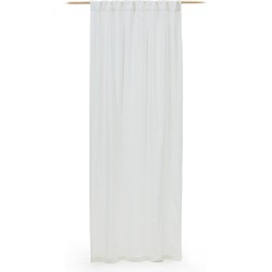 Kave Home - Malavella gordijn 100% wit linnen 140 x 270 cm