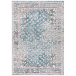 Safavieh Contemporary Indoor Woven Area Rug, Shivan Collection, SHV729, in Blue & Rose, 160 X 229 cm