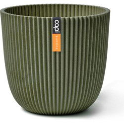 Pot bol Groove 25x23 kunstgras groen bloempot