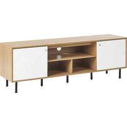 PALMER  - TV-meubel - Lichte houtkleur - MDF