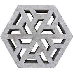 Minimaal 30! Oud Hollandse ECO-tegel 37,5x37,5x7cm grijs